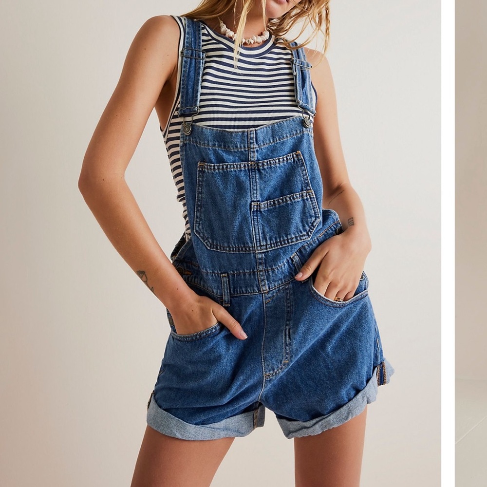 Free people ziggy shortalls